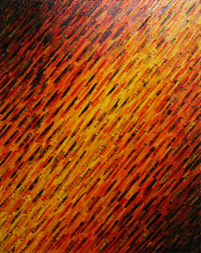 Grande texture couteau chaleureuse by Jonathan Pradillon, Painting for Sale on Singulart