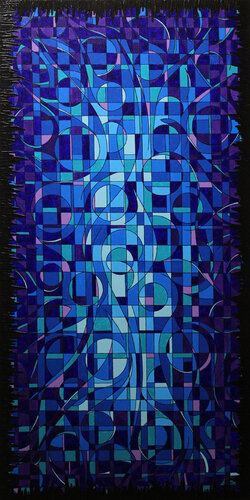 Fragmentation bleue by Jonathan Pradillon, Painting for Sale on Singulart