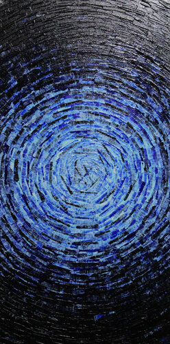 Éclat fragmenté bleu by Jonathan Pradillon, 회화 for Sale on Singulart