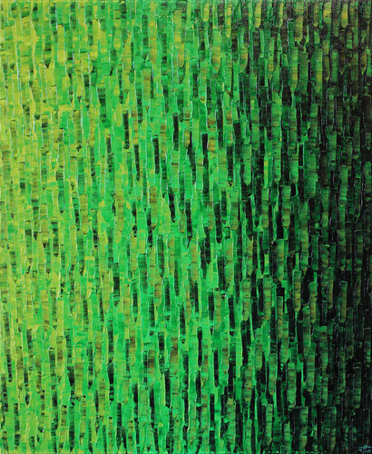 Dégradé vert irisé von Jonathan Pradillon, Malerei kaufen auf Singulart