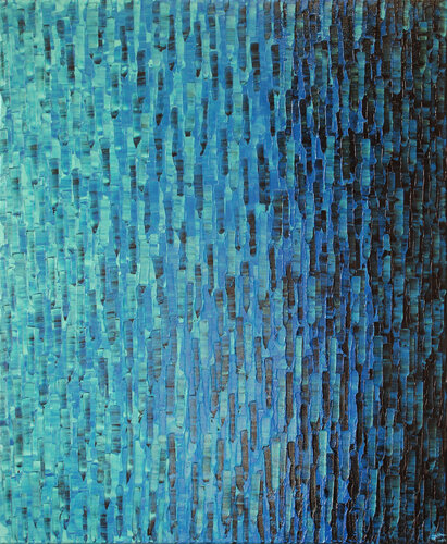 Dégradé bleu irisé by Jonathan Pradillon, Painting for Sale on Singulart
