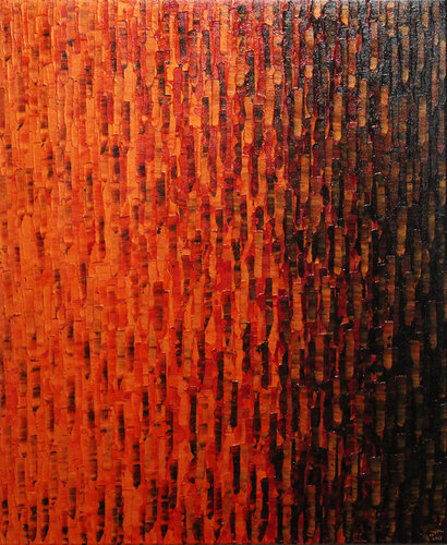 Dégradé rouge orangé von Jonathan Pradillon, Malerei kaufen auf Singulart