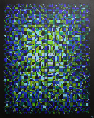 Fragmentation Boréale by Jonathan Pradillon, 회화 for Sale on Singulart