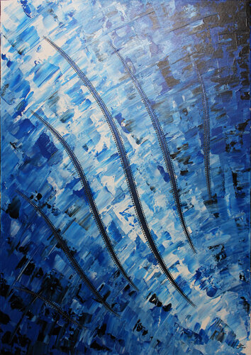 Élément glacial by Jonathan Pradillon, Painting for Sale on Singulart