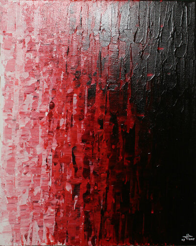 Fondu rouge van Jonathan Pradillon, Schilderij te koop op Singulart