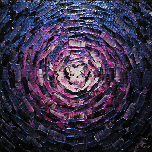 Petit éclat de lueur rose grise iridescente van Jonathan Pradillon, Schilderij te koop op Singulart