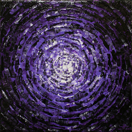 Petit éclat de lueur violette van Jonathan Pradillon, Schilderij te koop op Singulart