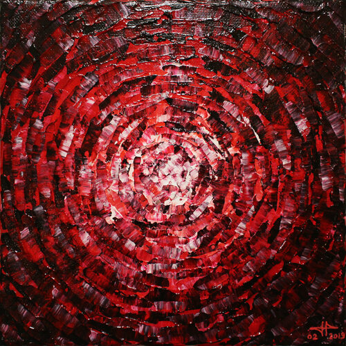 Petit éclat de lueur rouge van Jonathan Pradillon, Schilderij te koop op Singulart