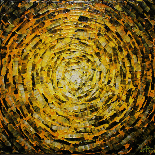 Petit éclat de lueur jaune van Jonathan Pradillon, Schilderij te koop op Singulart