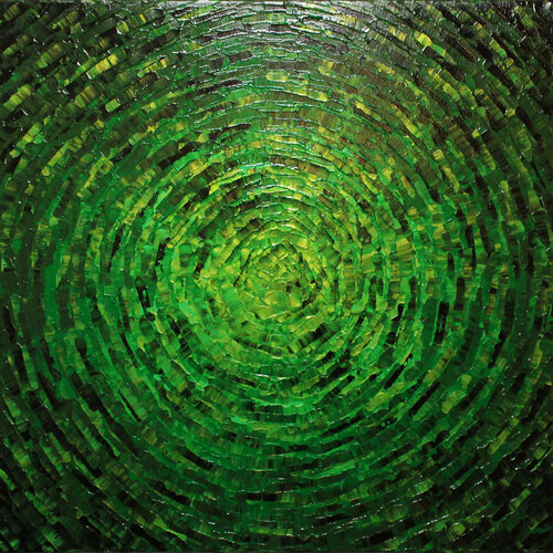 Éclat de couleur vert van Jonathan Pradillon, Schilderij te koop op Singulart
