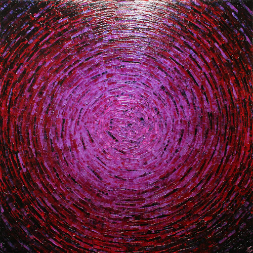 Éclat de couleur rose magenta di Jonathan Pradillon, Pittura in vendita su Singulart