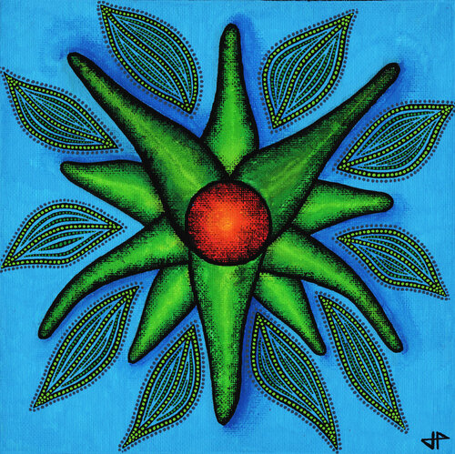 Fleur di Jonathan Pradillon, Pittura in vendita su Singulart