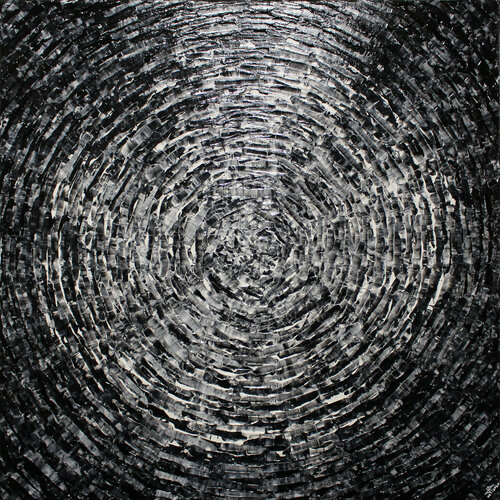 Éclat de couleur blanc noir di Jonathan Pradillon, Pittura in vendita su Singulart