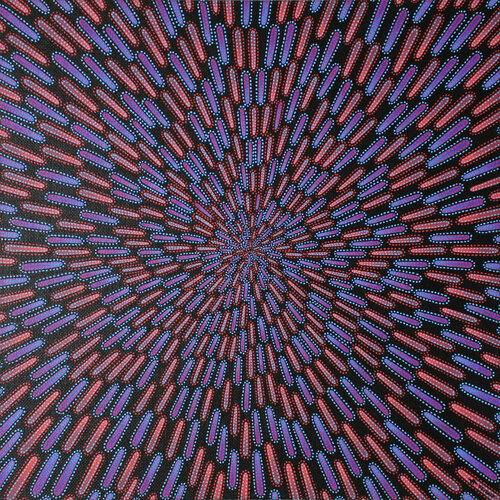 Particule bleue & rouge von Jonathan Pradillon, Malerei kaufen auf Singulart