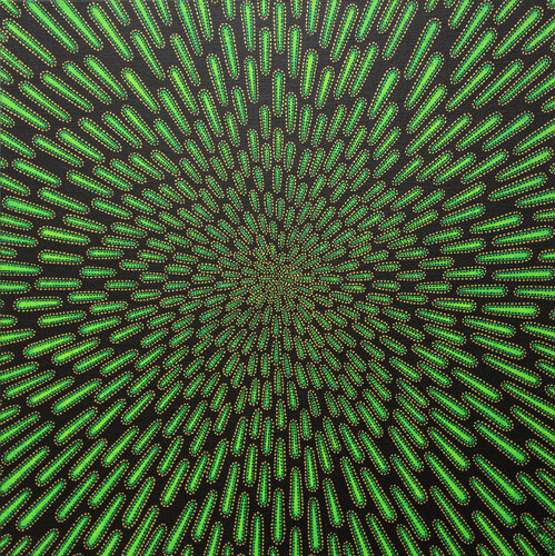 Particule verte by Jonathan Pradillon, Painting for Sale on Singulart