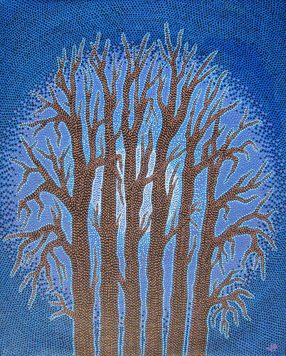 Nuit bleue par Jonathan Pradillon, Peinture en vente sur Singulart