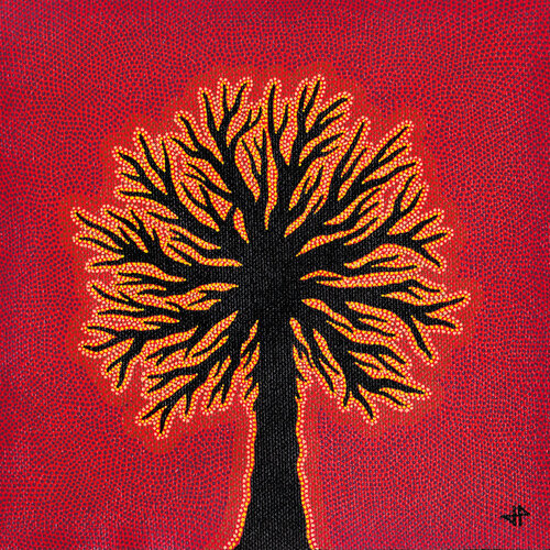 Arbre abstrait par Jonathan Pradillon, Peinture en vente sur Singulart