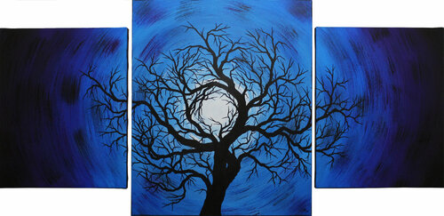 Nuit d’arbre par Jonathan Pradillon, Peinture en vente sur Singulart