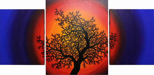 Silhouette d’arbre de vie by Jonathan Pradillon, Painting for Sale on Singulart