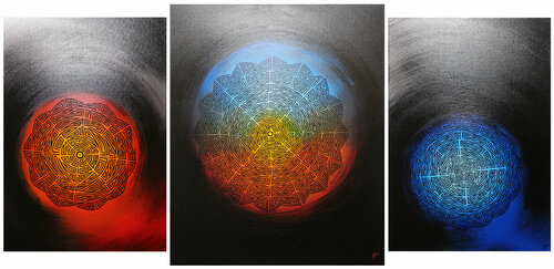 Corps céleste tribal by Jonathan Pradillon, 회화 for Sale on Singulart