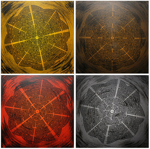 Couleurs tribal 2 von Jonathan Pradillon, Malerei kaufen auf Singulart