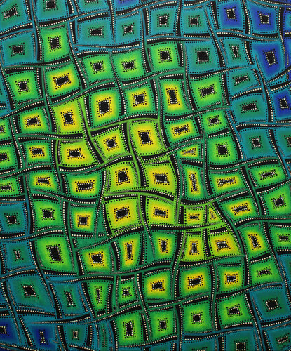Mouvements de couleurs verdoyantes von Jonathan Pradillon, Malerei kaufen auf Singulart