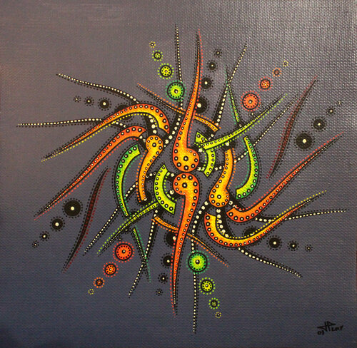 Stellaire par Jonathan Pradillon, Peinture en vente sur Singulart