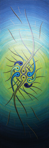 Verdoyance iridescente von Jonathan Pradillon, Malerei kaufen auf Singulart