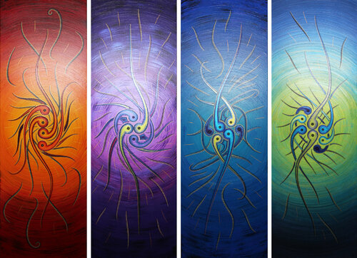 Sens des mouvements de couleurs Jonathan Pradillon
