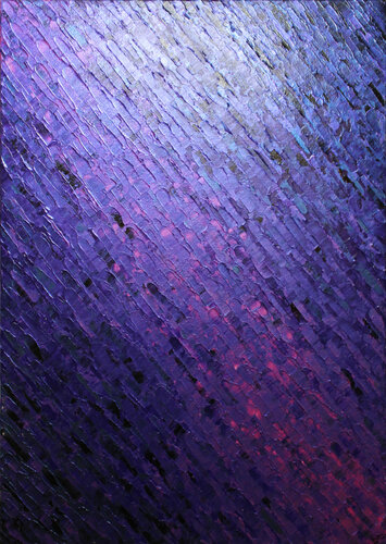 Texture couteau violacée par Jonathan Pradillon, Peinture en vente sur Singulart