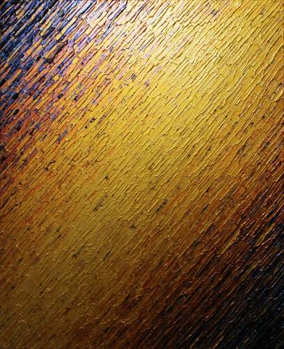 Texture couteau dorée par Jonathan Pradillon, Peinture en vente sur Singulart