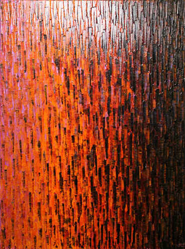 Fondu rose orange violet par Jonathan Pradillon, Peinture en vente sur Singulart