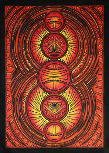 Cycle par Jonathan Pradillon, Peinture en vente sur Singulart