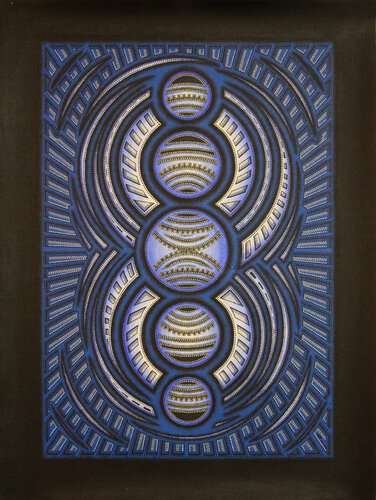 Cycle bleu par Jonathan Pradillon, Peinture en vente sur Singulart