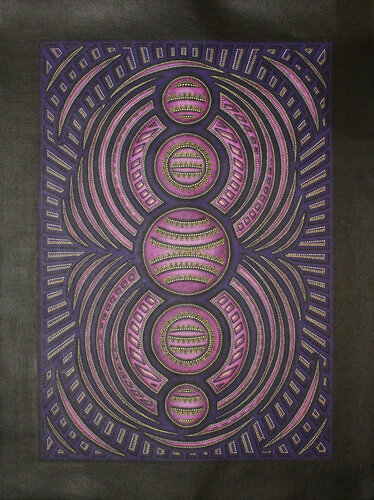 Cycle violet par Jonathan Pradillon, Peinture en vente sur Singulart