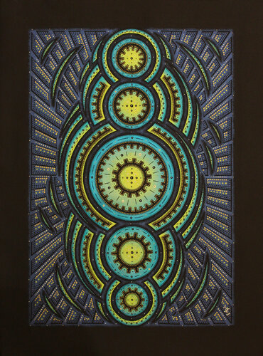 Cycle iridescent von Jonathan Pradillon, Malerei kaufen auf Singulart