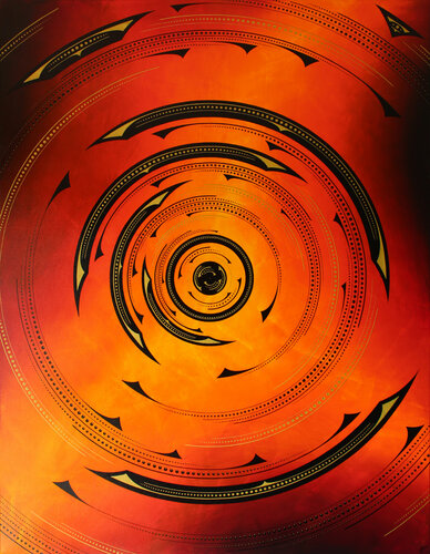 Rotation chaleureuse par Jonathan Pradillon, Peinture en vente sur Singulart