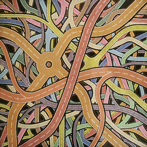 Autoroute van Jonathan Pradillon, Schilderij te koop op Singulart