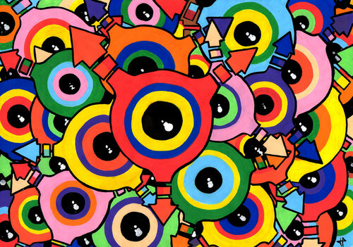 Œillets par Jonathan Pradillon, Œuvre sur papier en vente sur Singulart