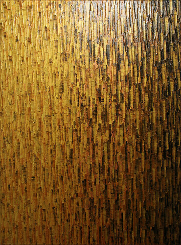 Fondu or marron par Jonathan Pradillon, Peinture en vente sur Singulart