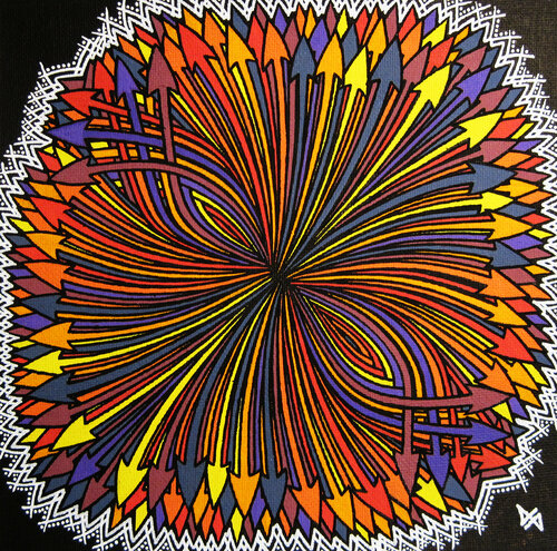 Masque par Jonathan Pradillon, Peinture en vente sur Singulart
