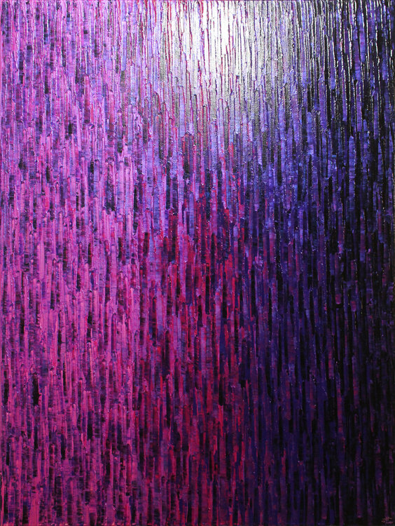 Grand fondu rose violet iridescent Jonathan Pradillon