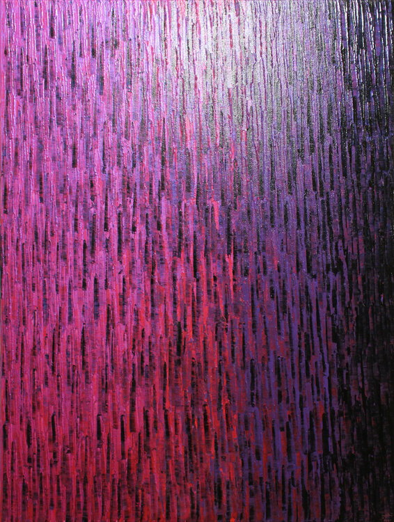 Grand fondu rose rouge violet iridescent Jonathan Pradillon