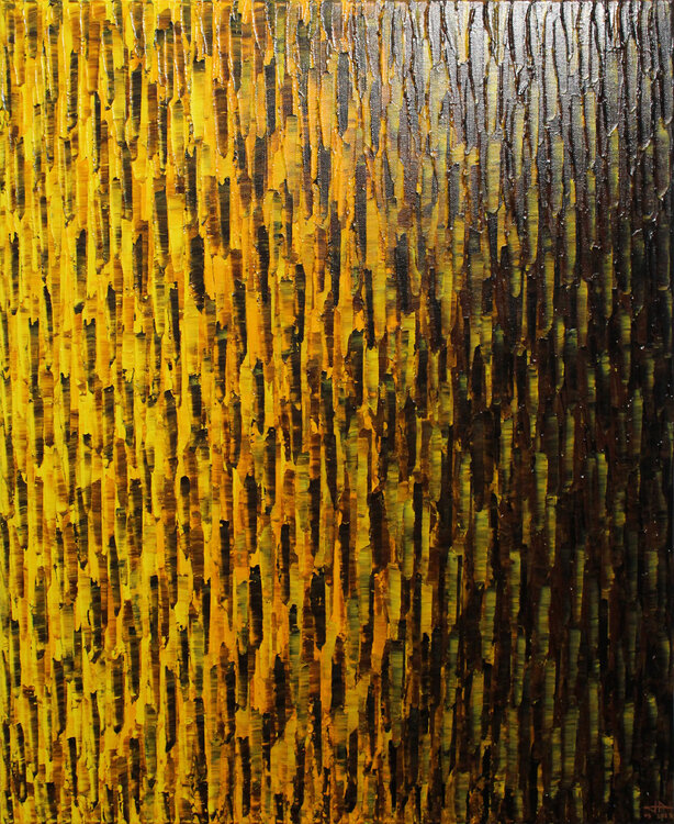 Fondu couleur jaune marron Jonathan Pradillon