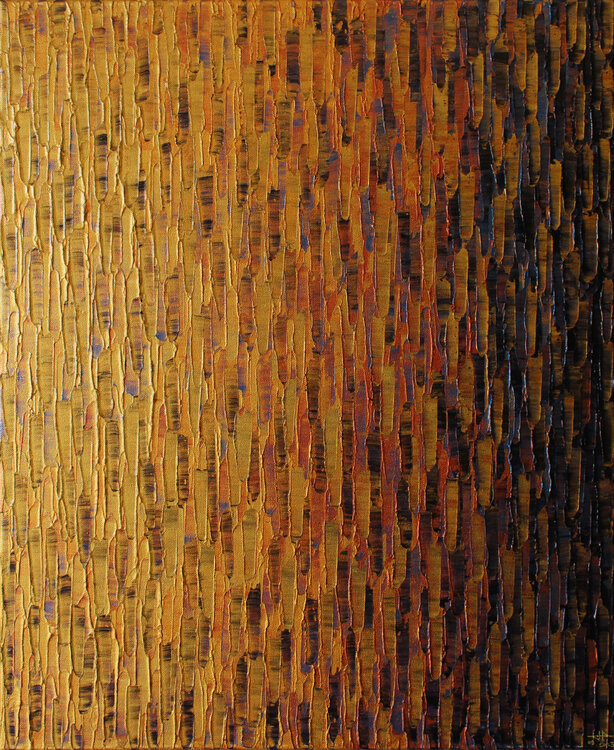 Fondu couleur or cuivre Jonathan Pradillon
