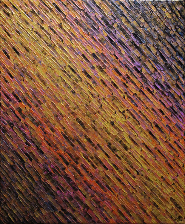 Diagonale or orange rose Jonathan Pradillon