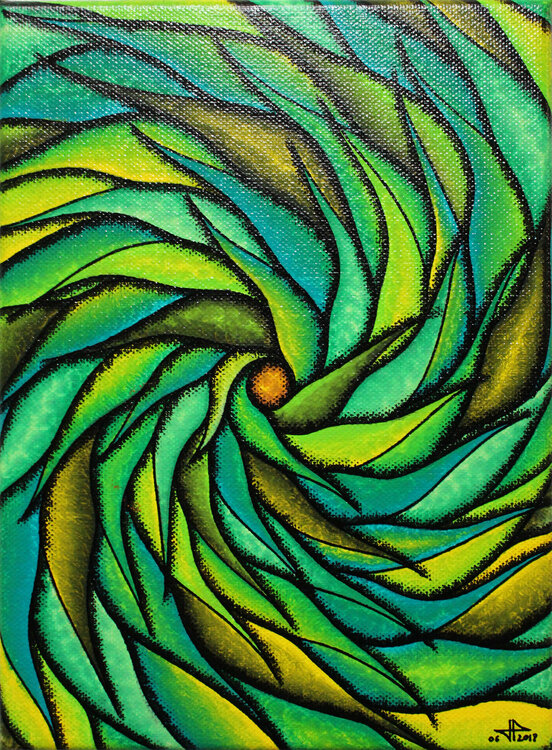 Spirale verdoyante Jonathan Pradillon