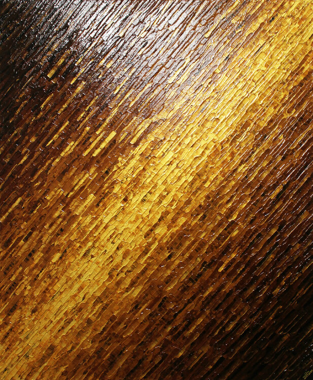 Texture couteau or marron Jonathan Pradillon