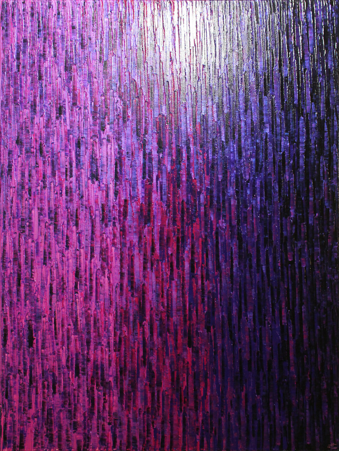 Grand fondu rose violet iridescent Jonathan Pradillon