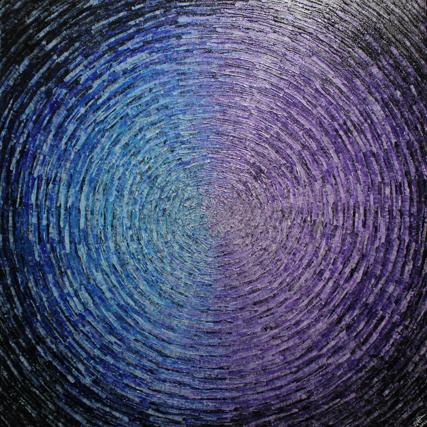 Éclat mixte bleu violet Jonathan Pradillon